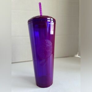 Starbucks 24oz Tumbler Venti Purple Dome